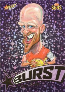 2017 Select Footy Stars - Starburst Caricatures Purple #SP29 Gary Ablett Jr. Front